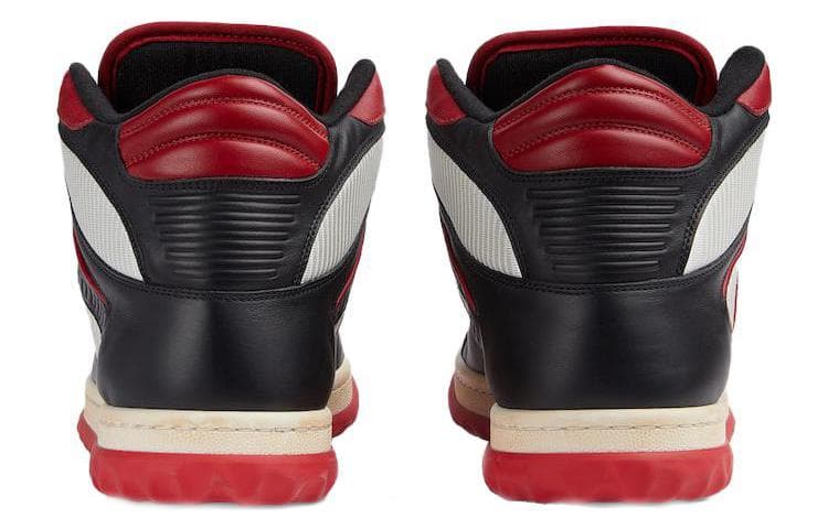 Кроссовки Gucci High-Top Sneakers Black - изображение 5