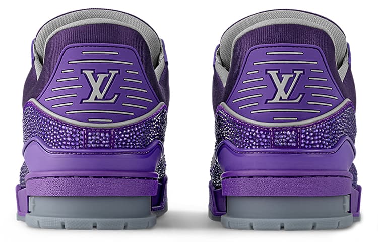 Кроссовки LOUIS VUITTON Trainer Low Purple - изображение 4