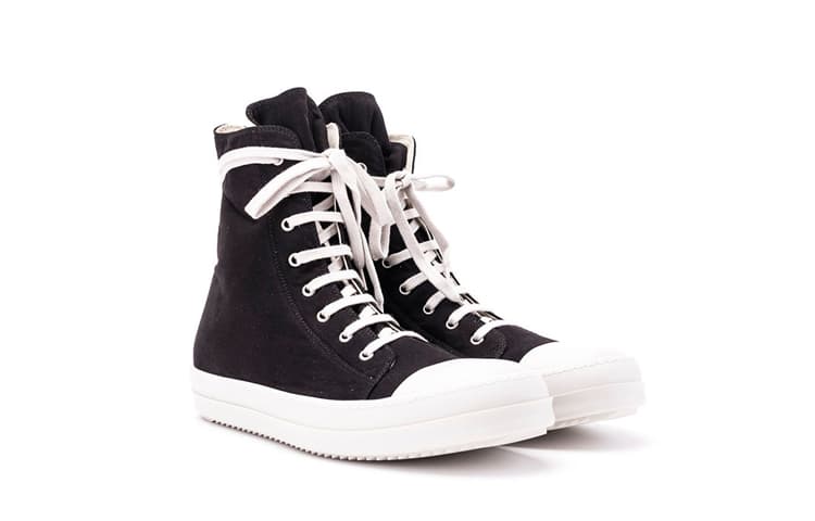 Кеды Rick Owens DRKSHDW High-Top Sneakers Black - изображение 3