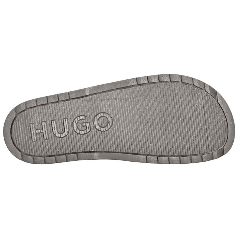 Сандалии HUGO BOSS Рубиновые Тапочки Мужские Коричневые - изображение 5