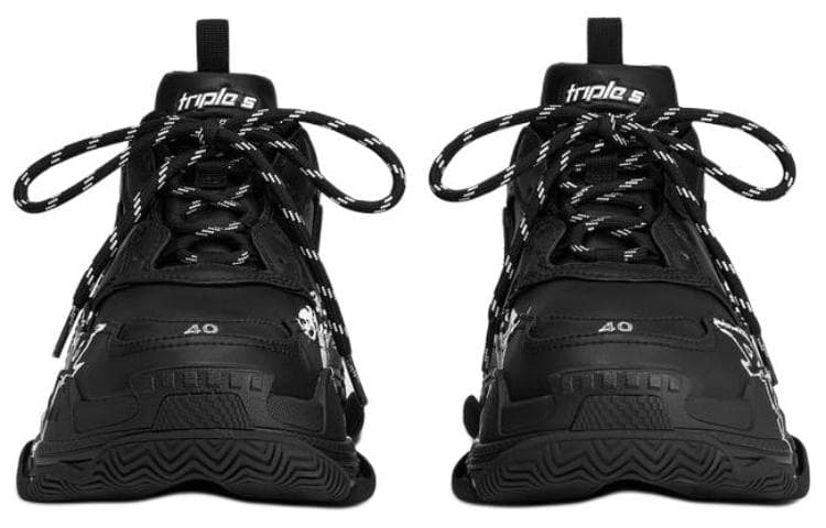 Кроссовки Balenciaga Triple S Black - изображение 4