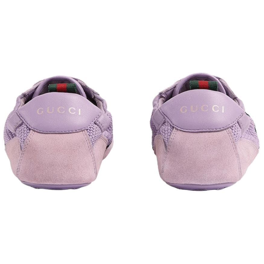 Кроссовки GUCCI Shift Suede Low Top Sneakers Purple - изображение 5