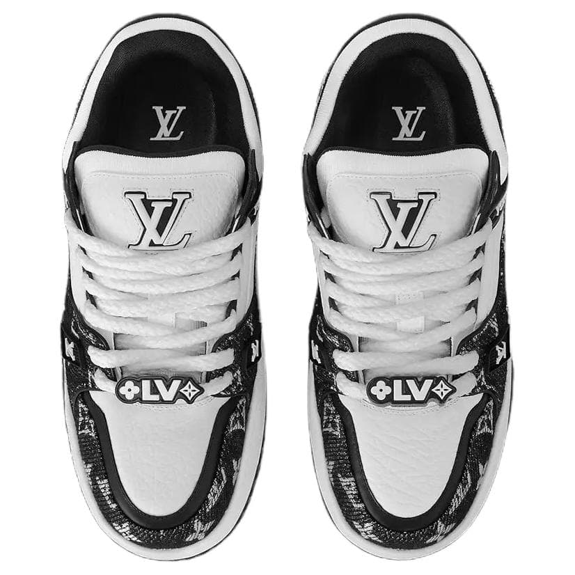 Кроссовки LOUIS VUITTON Trainer Maxi Black White - изображение 5