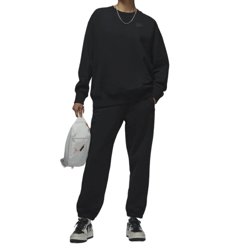 Штаны Jordan Flight Fleece FW24 Вязаные тренировочные брюки женские черные - изображение 4