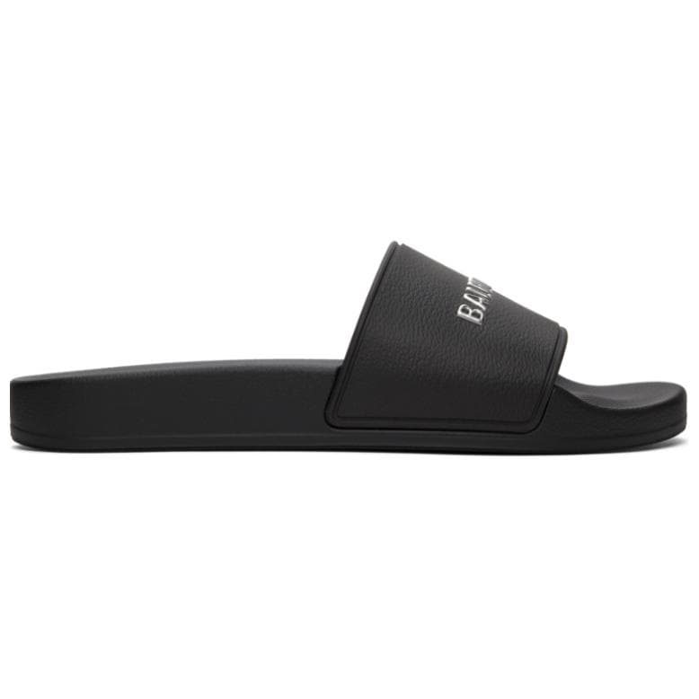 Сандалии Balenciaga Pool Slide Тапочки Женские Черные - изображение 2