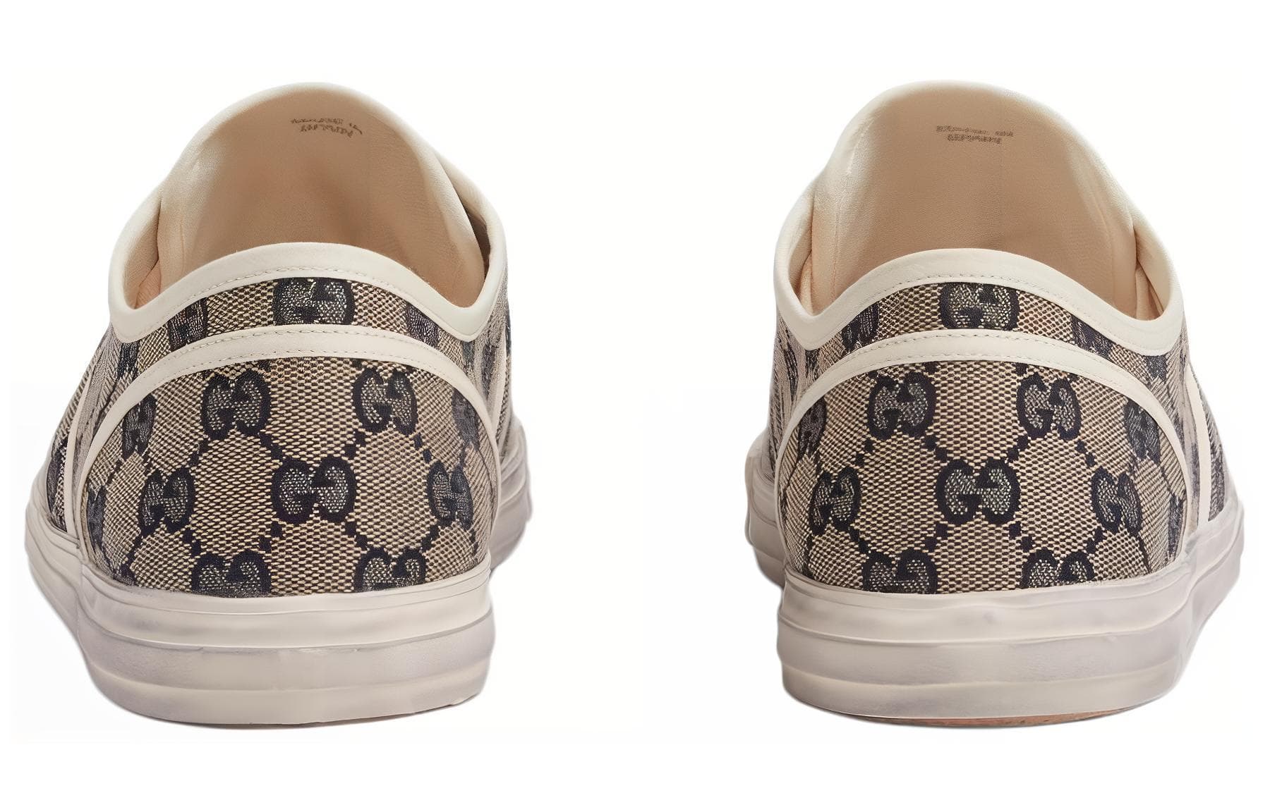 Кеды Gucci Canvas Low-Top Beige Blue - изображение 5
