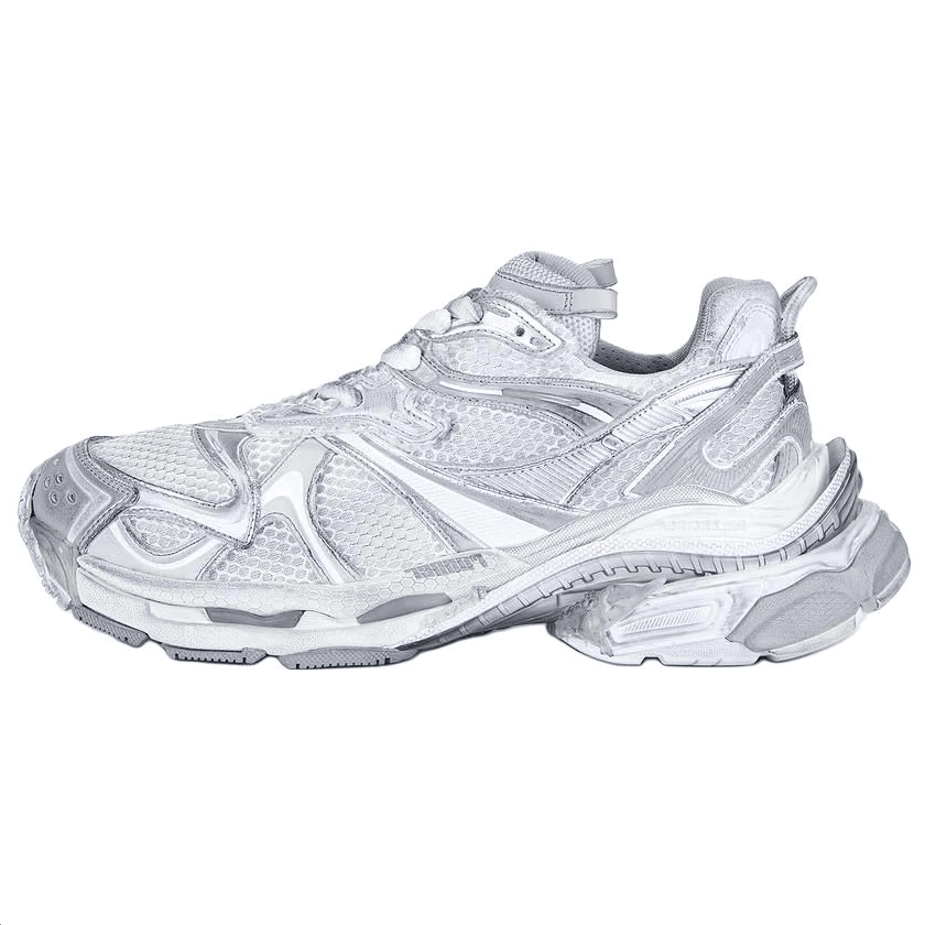 Кроссовки Balenciaga Runner2,0 Artificial Leather Низкие Кеды Мужские Белые - изображение 1