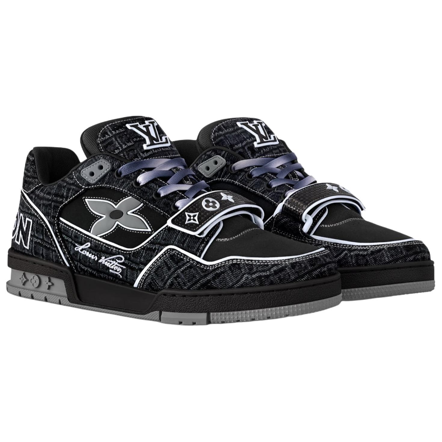 Кроссовки LOUIS VUITTON Trainer Black - изображение 2