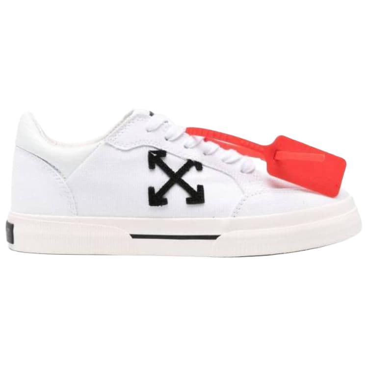 Кроссовки OFF-WHITE Плоская подошва На шнурках Низкие кроссовки Женские Белый - изображение 2