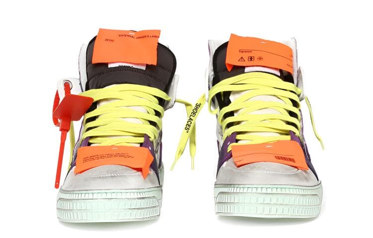 OFF-WHITE Court leather sneakers - изображение 4