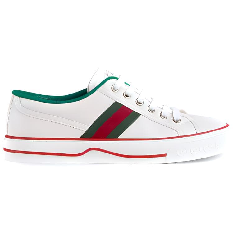 Кроссовки Gucci Tennis 1977 White Green Red - изображение 2