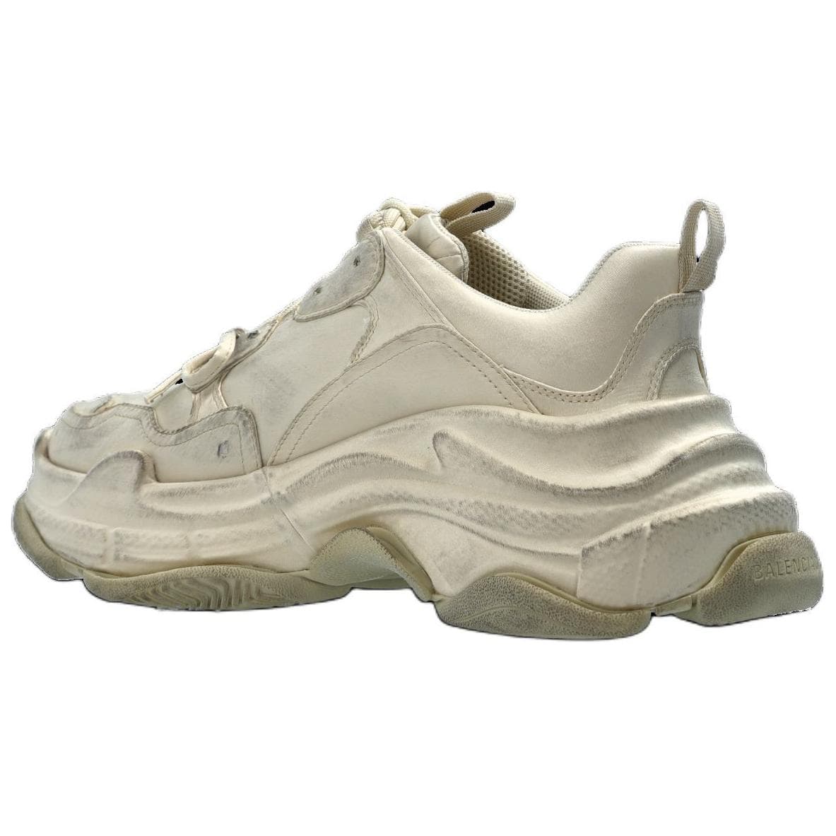 Кроссовки Balenciaga Triple S Low Топ Кроссовки с толстой подошвой Женские Белые - изображение 4