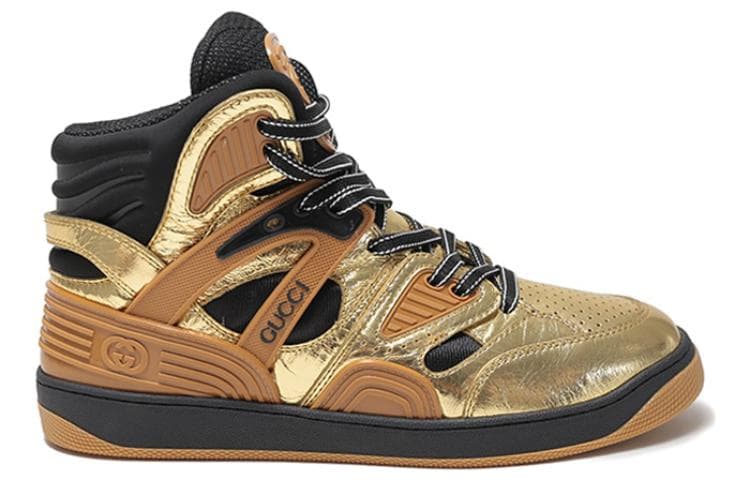 Кроссовки Gucci Basket High-Top Sneakers - изображение 2