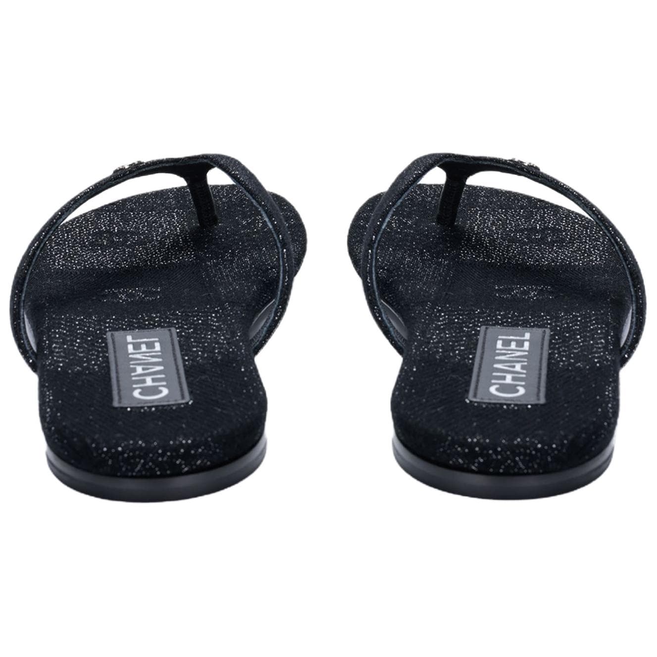Шлёпанцы CHANEL 24S Flat Toe Sandals Black - изображение 4