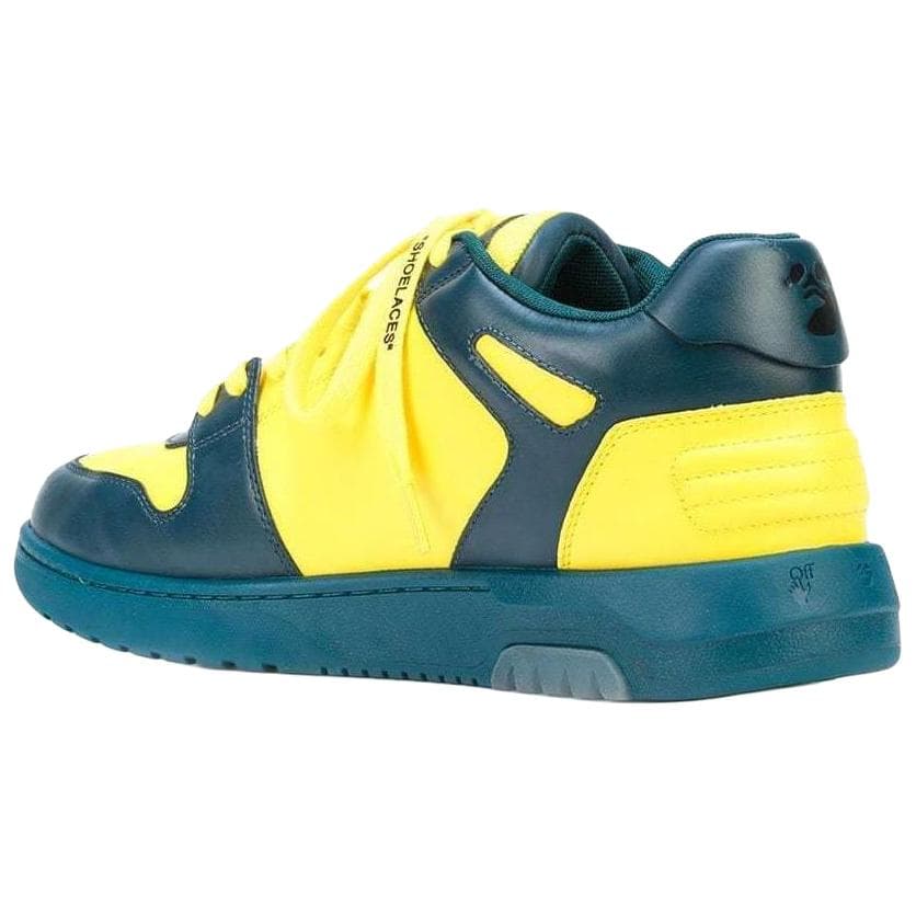 Кроссовки OFF-WHITE Out Of Office Yellow Blue - изображение 4