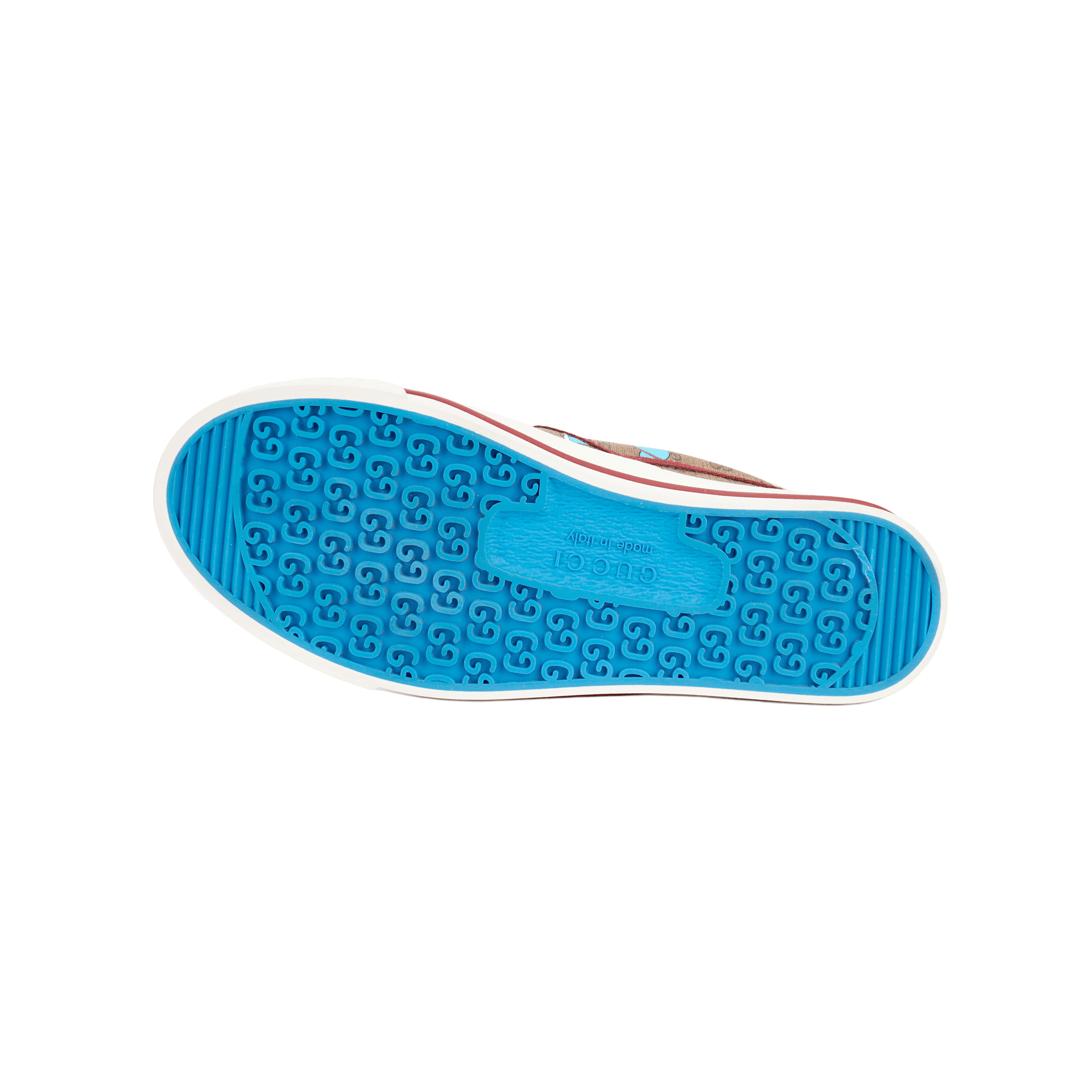 Кеды GUCCI GG Supreme Low Top Sneakers Brown Red - изображение 5