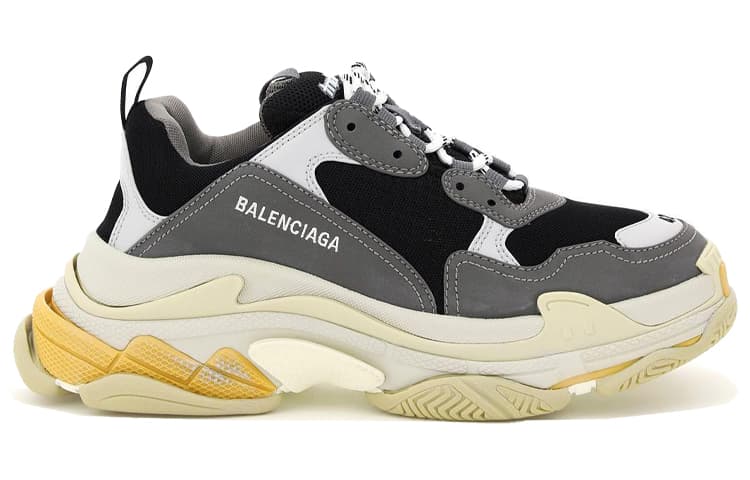 Кроссовки Balenciaga Triple S Grey Yellow - изображение 2
