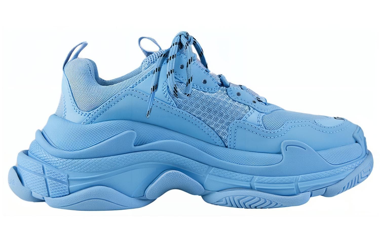 Кроссовки Balenciaga Triple S Light Blue - изображение 2