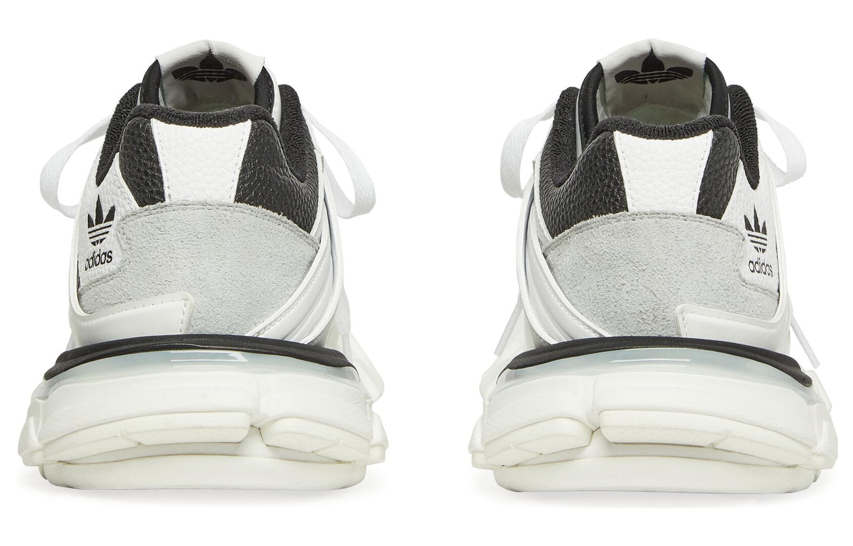 Кроссовки Adidas Originals x Balenciaga Track Forum Low Топ Массивные кроссовки Женские Белый Черный - изображение 4