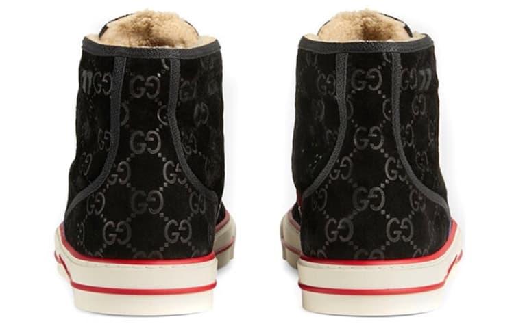 Кроссовки Gucci Tennis 1977 High Top Black - изображение 5
