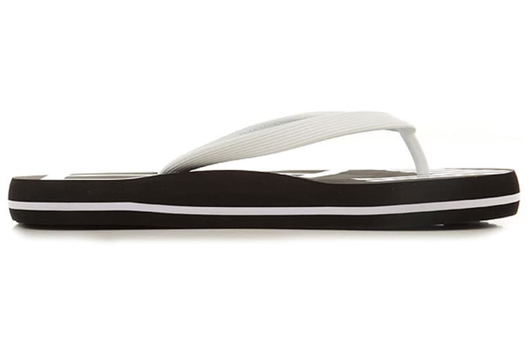 Шлёпанцы Emporio Armani Flip Flops Black White - изображение 2