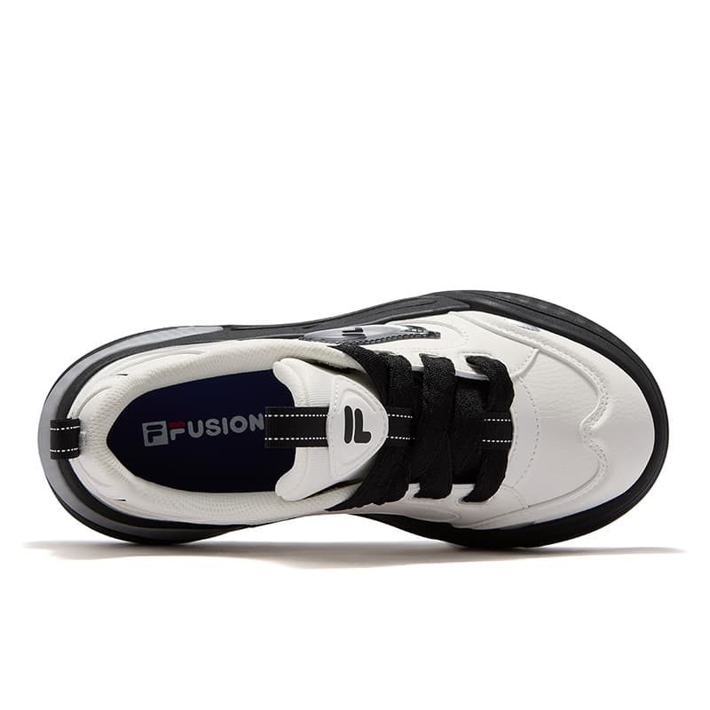 Кроссовки FILA FUSION CANNOLI Cake Shoes Повседневная обувь Женская Снег Черный - изображение 6