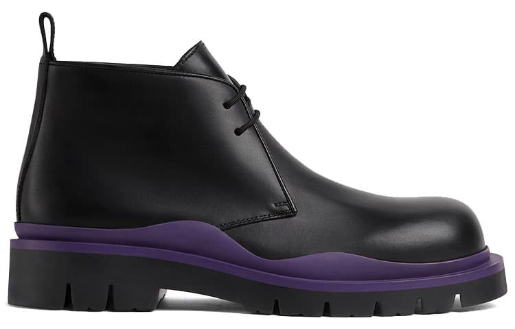 Сапоги Bottega Veneta BV Tire Black Purple - изображение 2