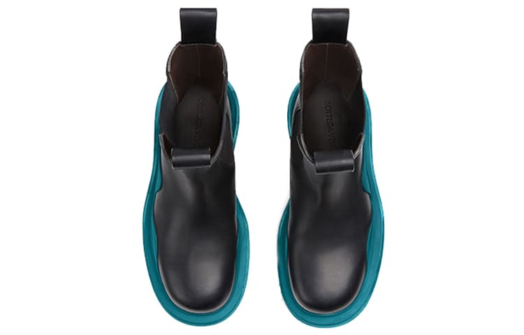Ботинки челси Bottega Veneta Tire Chelsea Boots Black Blue - изображение 3