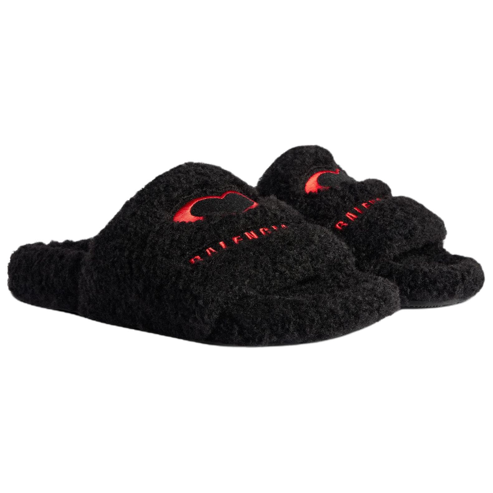 Сандалии Balenciaga Furry Шлепанцы Мужские Черные - изображение 3