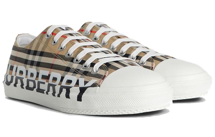 Кеды Burberry Vintage Low-Top Sneakers - изображение 4