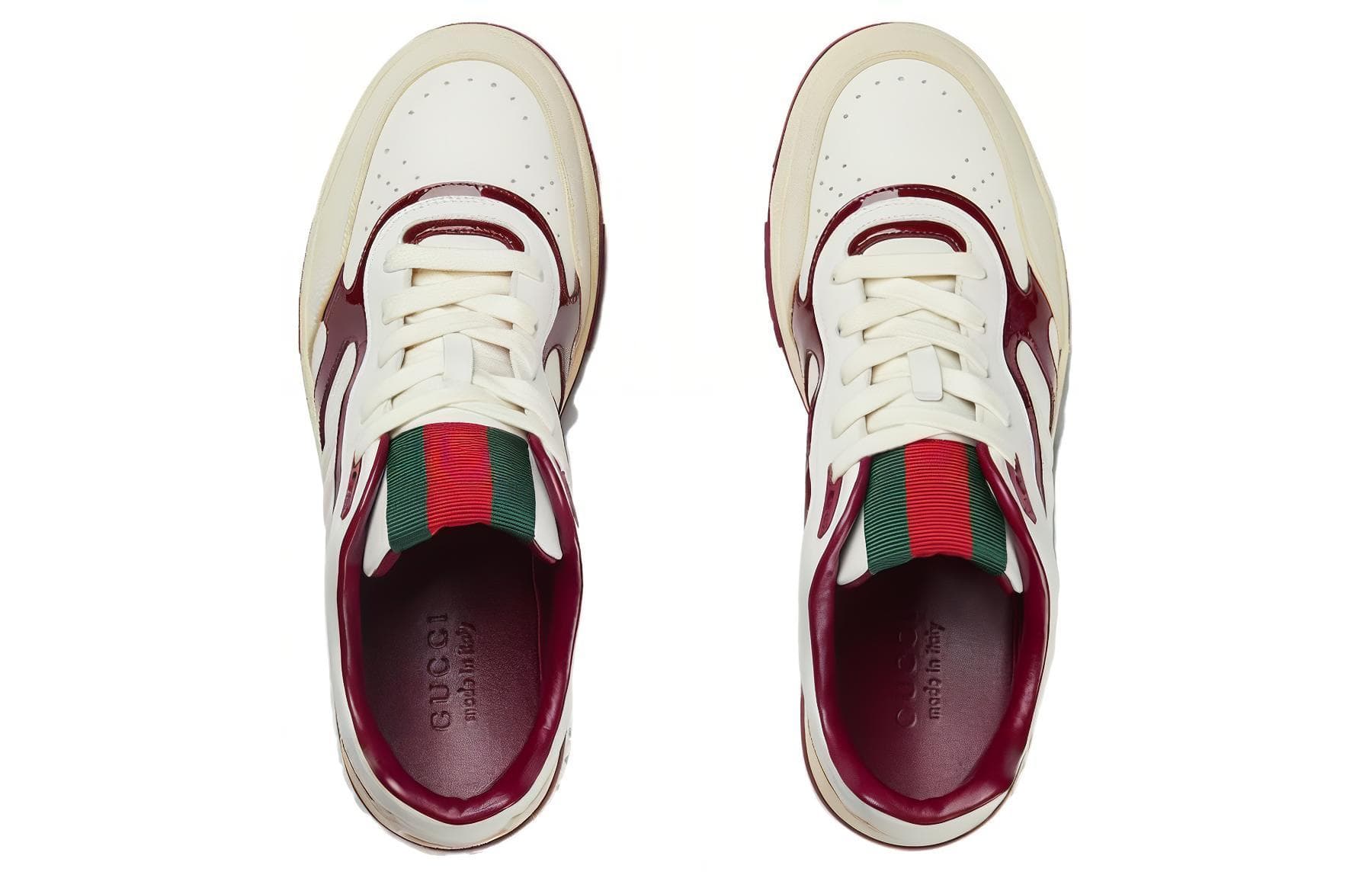Кроссовки Gucci Re-Web Low Top Sneakers White - изображение 4