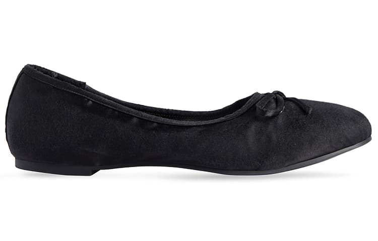 Тапочки Balenciaga Satin Ballet Flats Black - изображение 2