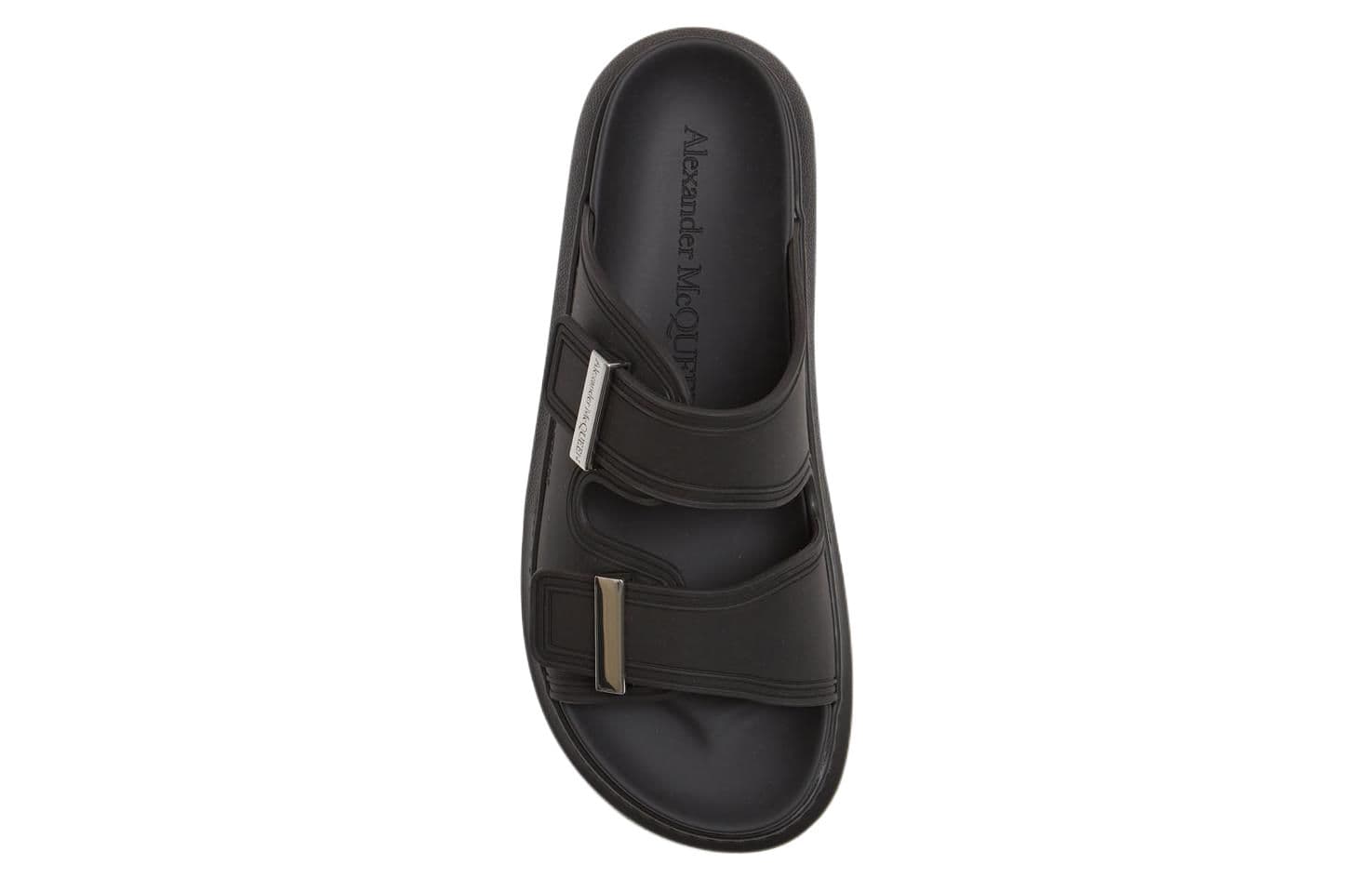 Сандалии Alexander McQueen Hybrid Slides Black - изображение 5