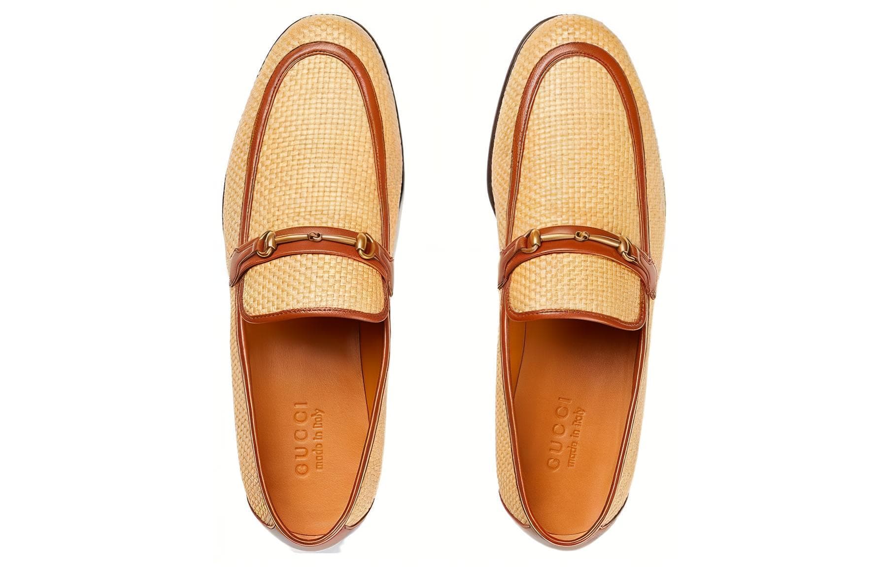 Ботинки Gucci Leather Slip-On Beige - изображение 4
