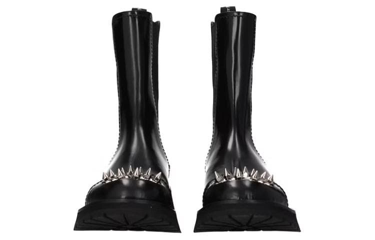 Ботинки челси Alexander McQueen Chelsea Boots Black — фото 4