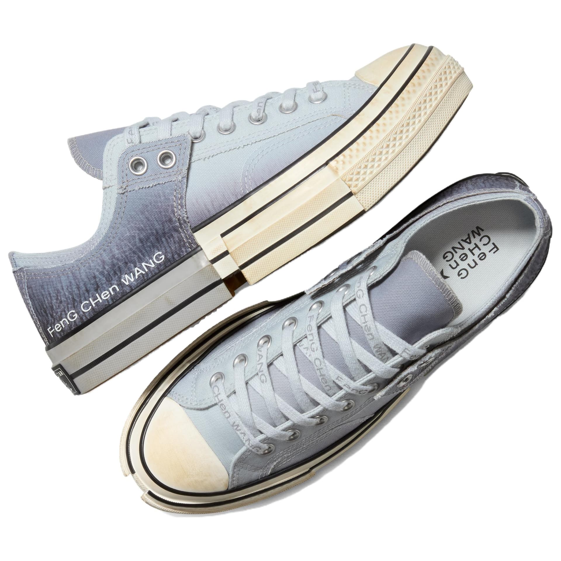Кеды Converse X Feng Chen Wang Низкие Кеды Унисекс Серые - изображение 6