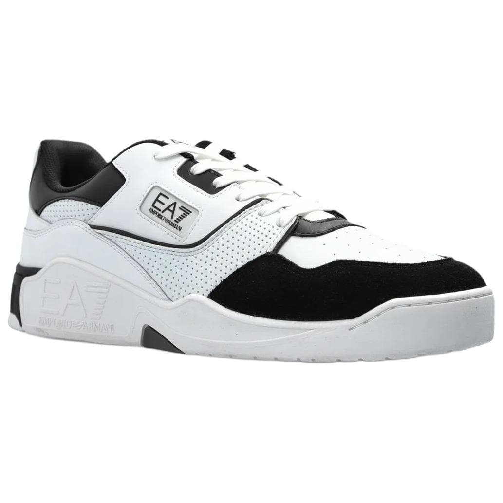 Кроссовки EMPORIO ARMANI EA7 Low Топ Скейтборд Обувь Унисекс Белый Черный - изображение 3