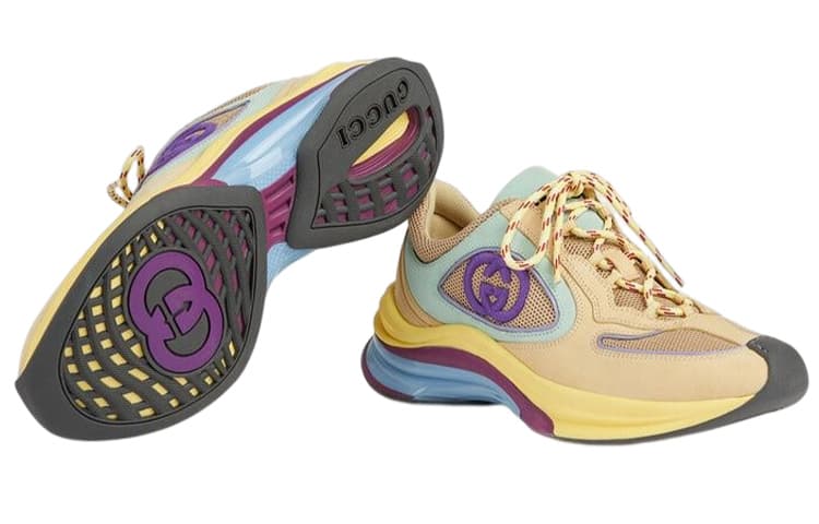 Кроссовки Gucci Run Yellow - изображение 6