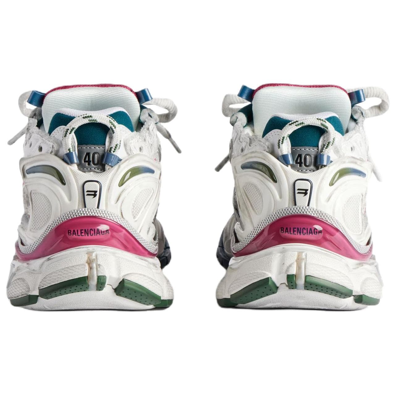 Кроссовки Balenciaga Runner Low Топ Массивные кроссовки Женские Белые - изображение 6