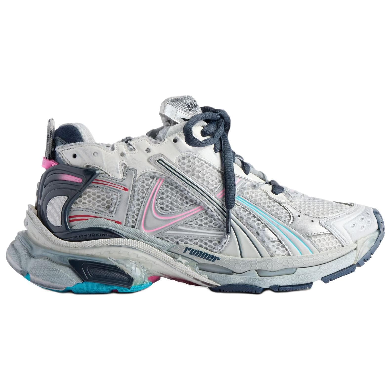 Кроссовки Balenciaga Runner Low Casual Shoes Men's Gray Баленсиага Раннер Ло Повседневная Обувь Мужская Серый - изображение 2