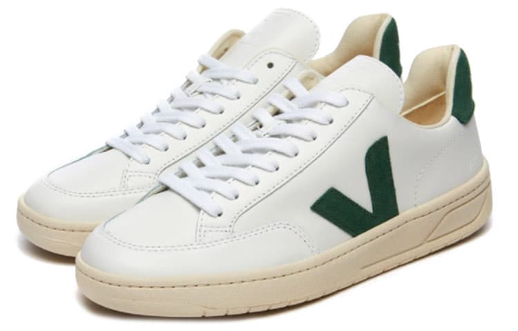 Кроссовки VEJA V-12 White Green - изображение 3