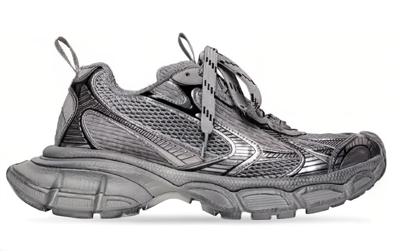 Кроссовки Balenciaga 3XL Silver Grey - изображение 2