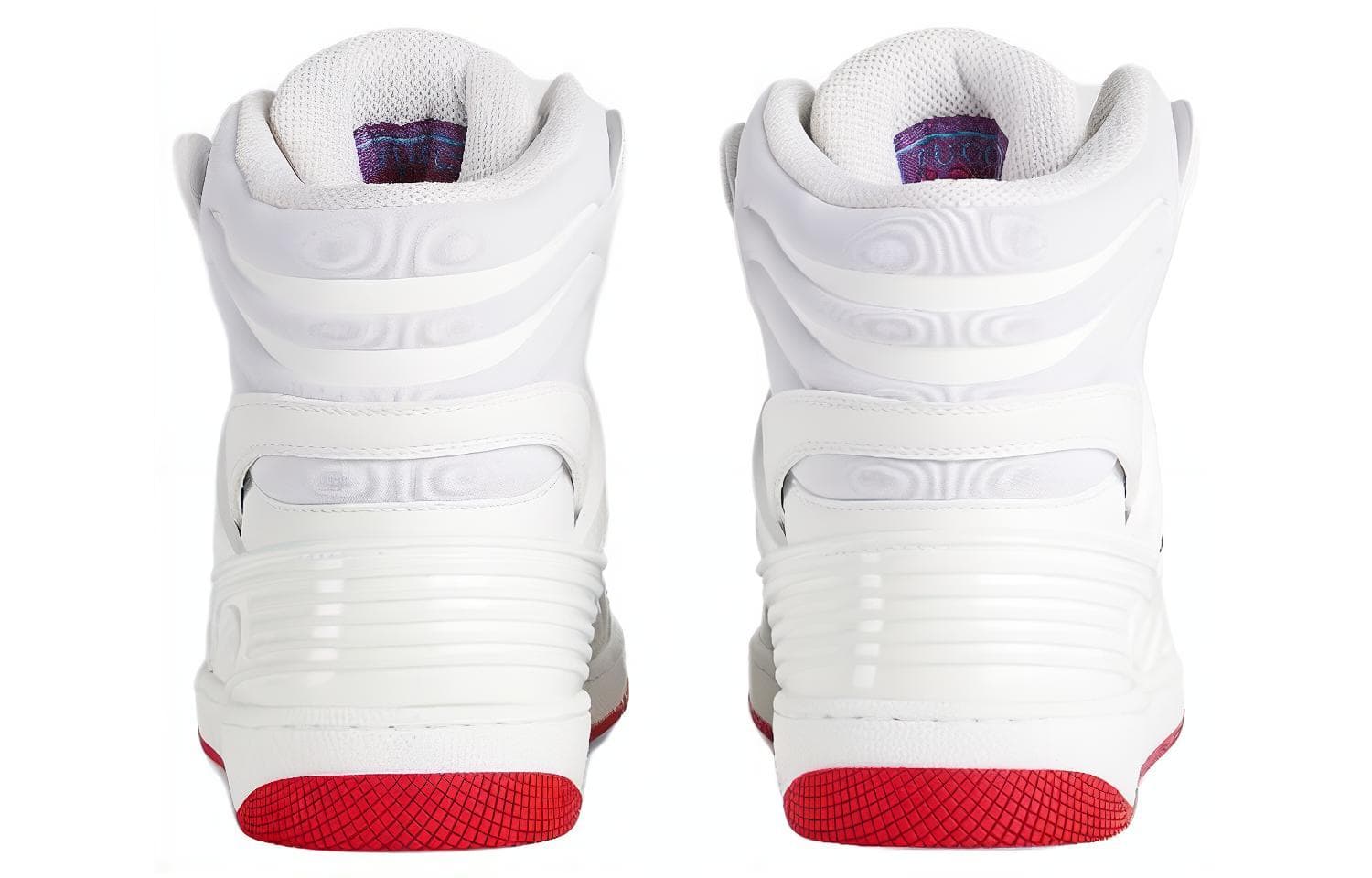 Ретро баскетбольные кроссовки Gucci Basket High-Top White - изображение 4
