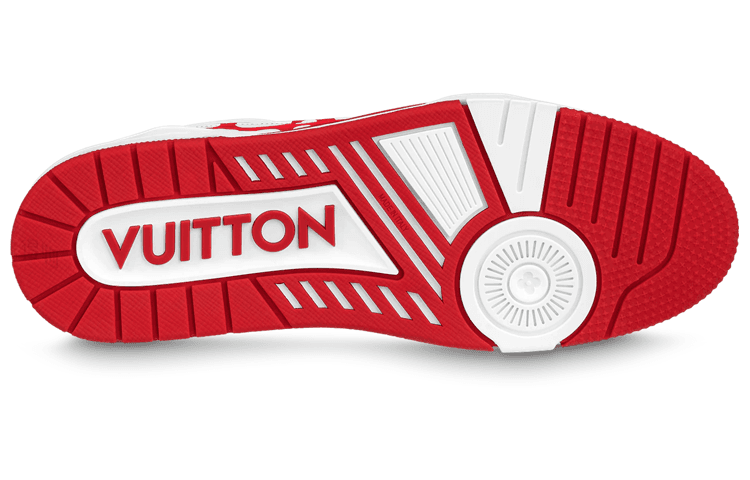 Кроссовки Yayoi Kusama x Louis Vuitton Trainer White Red - изображение 5