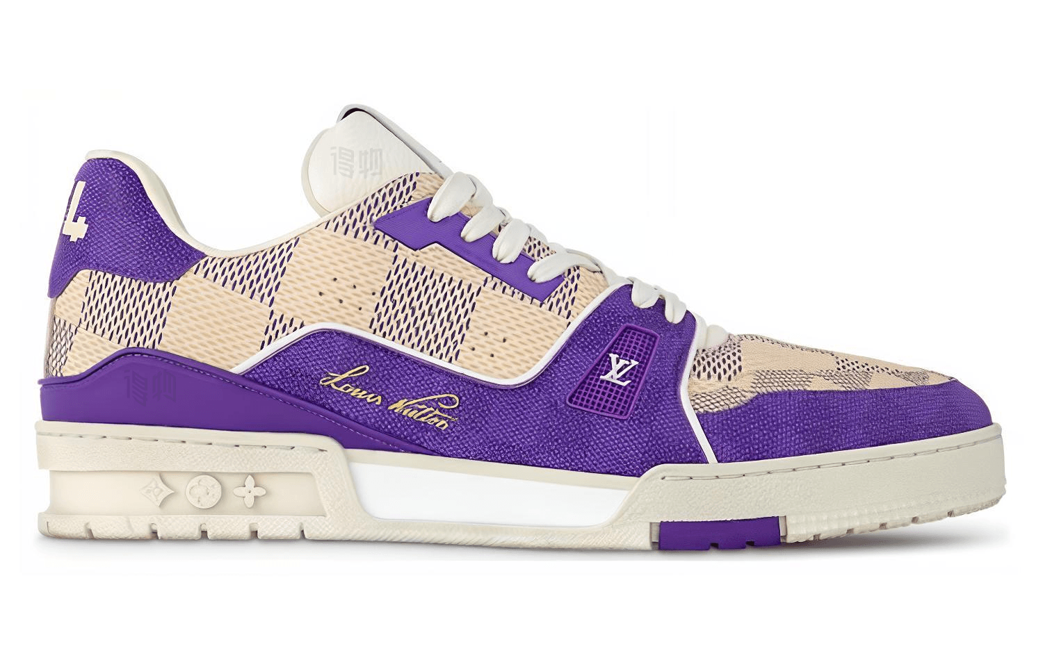 Кроссовки Louis Vuitton Trainer Purple - изображение 2