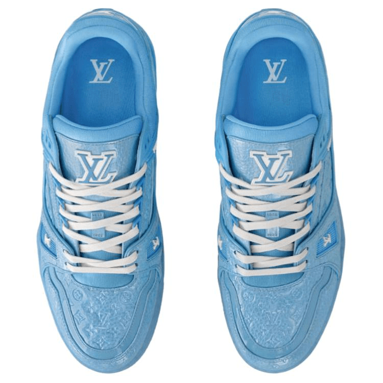 Кроссовки Louis Vuitton Trainer Blue - изображение 4