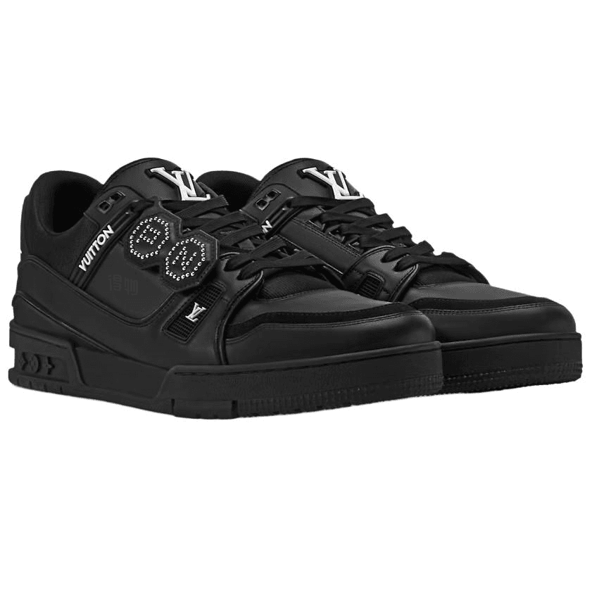 Кроссовки LOUIS VUITTON x Nigo Trainer FW25 Black - изображение 2