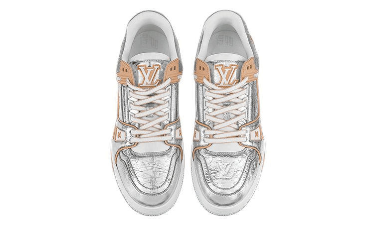Кроссовки Louis Vuitton Trainer Silver - изображение 4