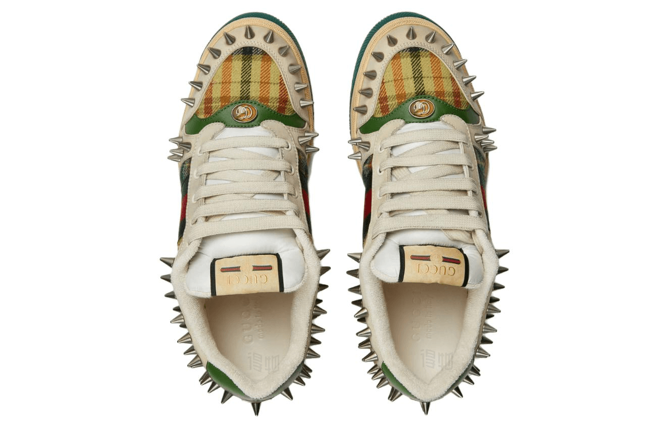 Кроссовки Gucci Screener Low Brown Green - изображение 3