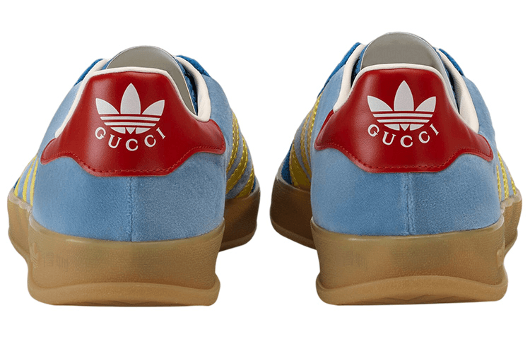 Кроссовки adidas x Gucci Gazelle Light Blue - изображение 4